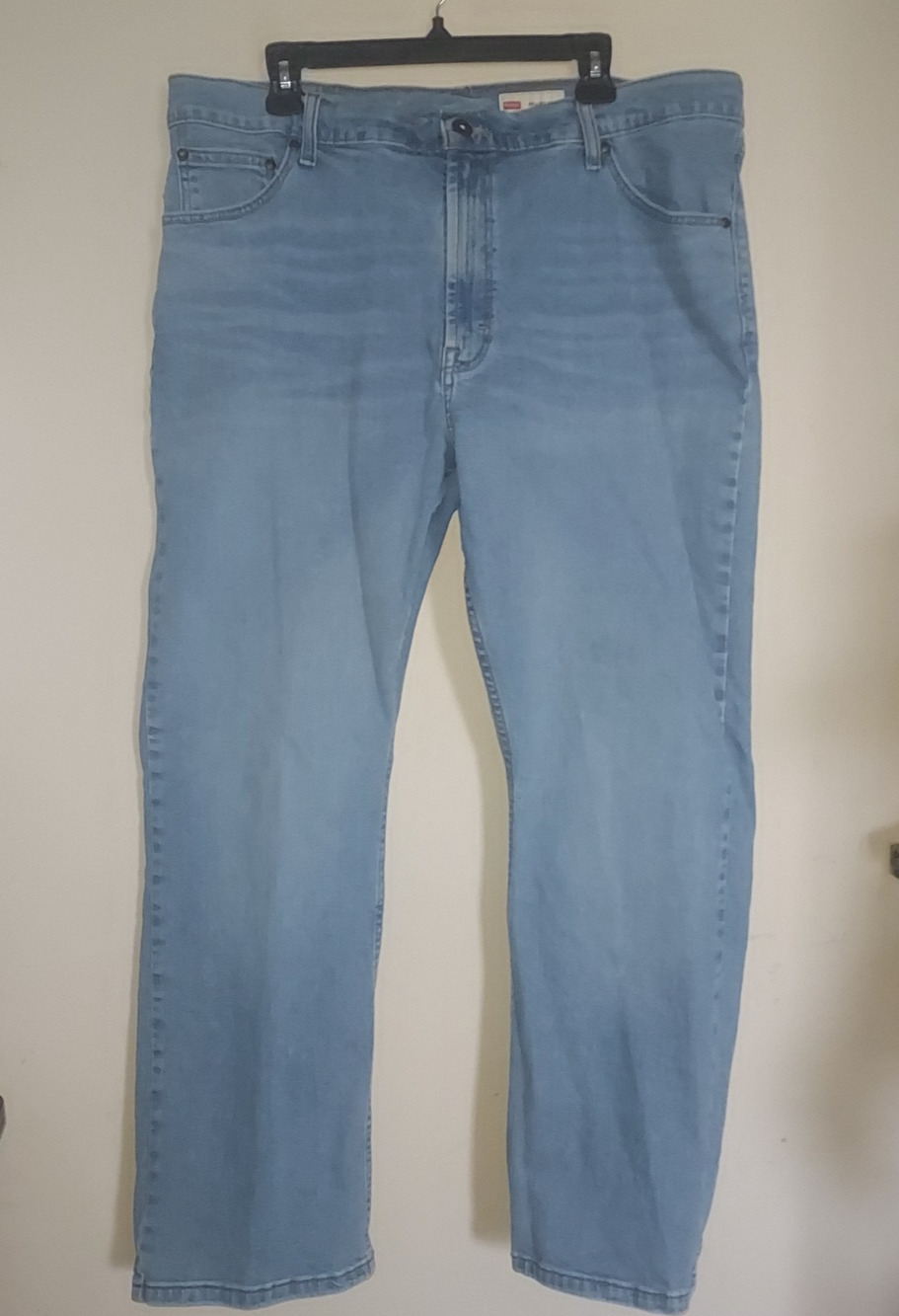 Wrangler Men’s Jeans 40 x 30 Relaxed Fit Bootcut Light Wash Blue 98RBWDN